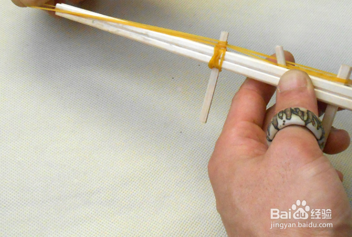 怀旧玩具DIY 小时候的皮筋枪制作