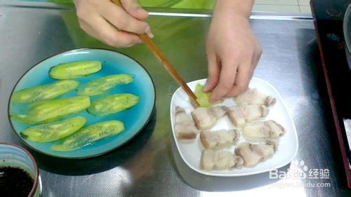 豆瓣白切五花肉卷【图解】