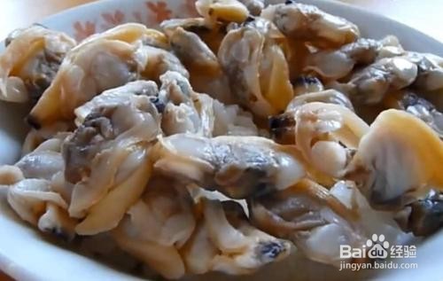韭菜鲜炒蛤蜊肉
