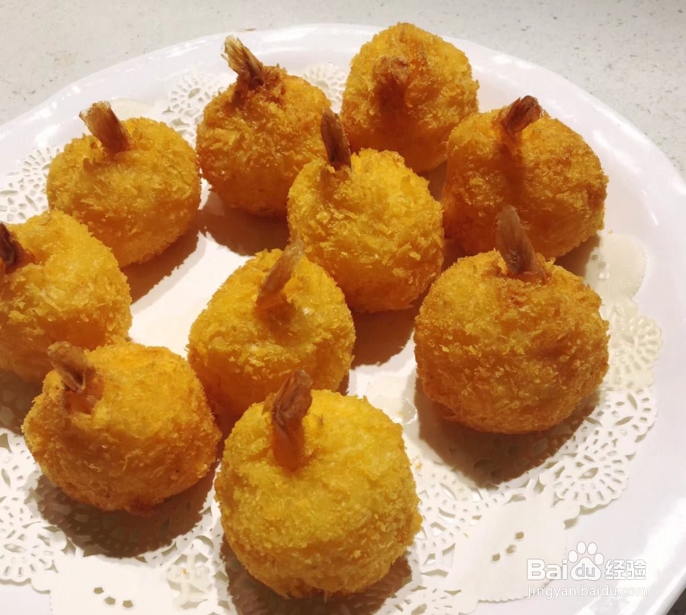 西方美食之黄金芝士虾球 有教程哦