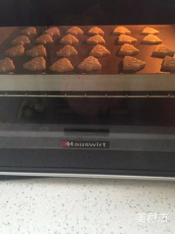 圣诞树饼干的做法