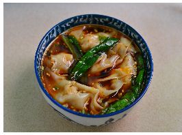 川味小吃红油抄手