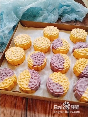 紫薯南瓜糯米糕的做法