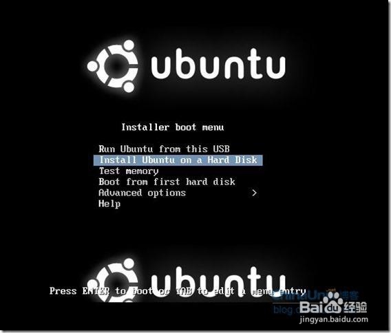win7下制作ubuntu系统启动盘和安装过程