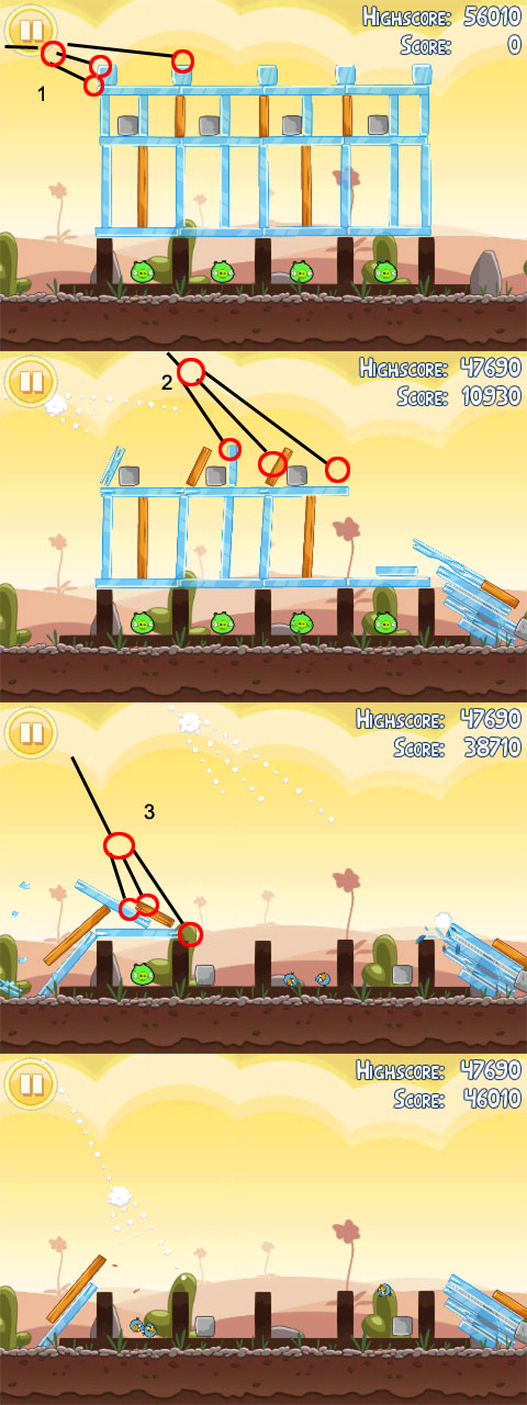 愤怒的小鸟图文攻略2