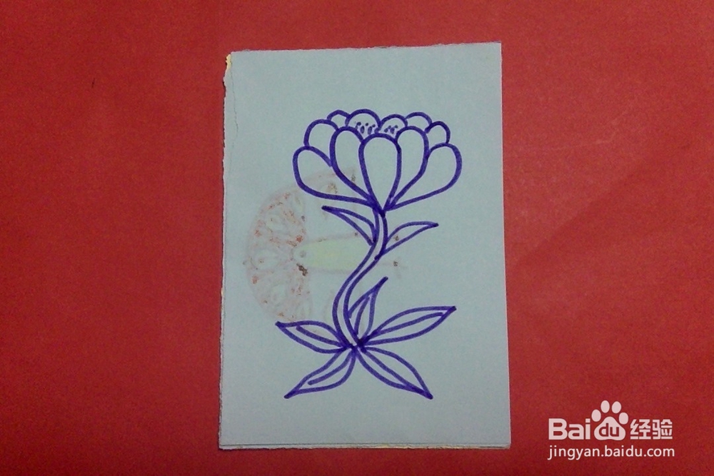 简笔画怎样画小花朵儿的画法儿童入门 六