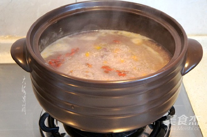 黑小米紫薯南瓜粥