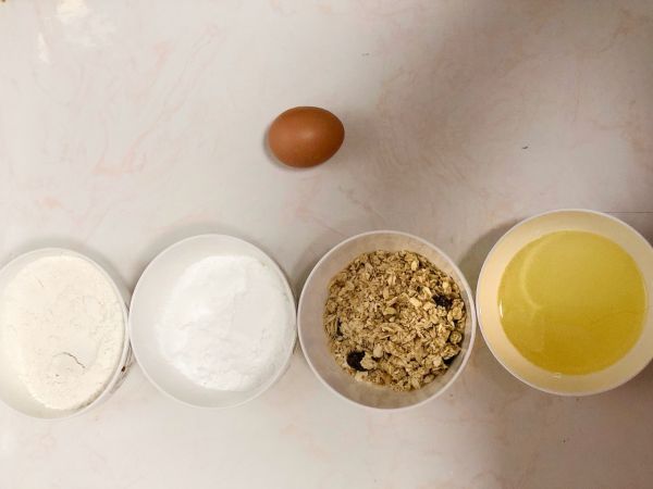 #10分钟早餐大挑战#燕麦饼干