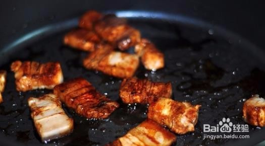 豆参烧肉的做法