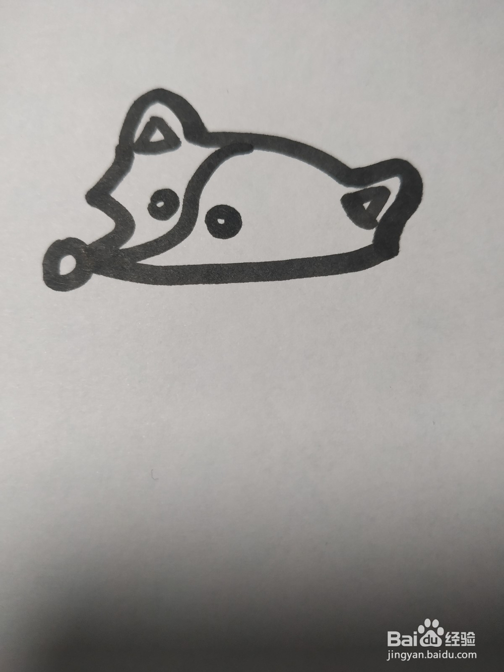 狐狸的简笔画技法(二十)