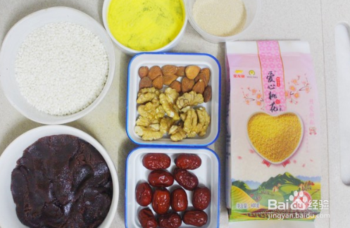 小米八宝饭的做法