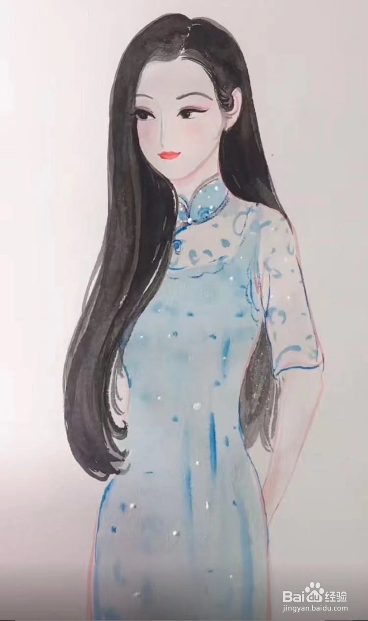 景甜的司藤怎么画