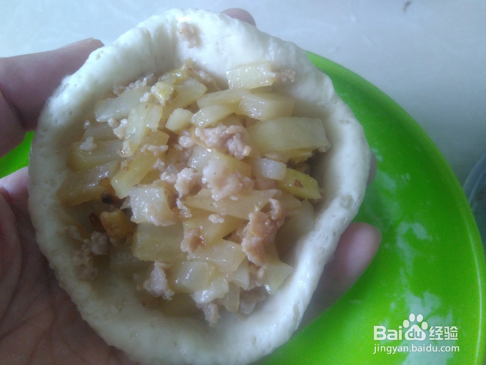 煎包子，土豆肉末馅包子的做法