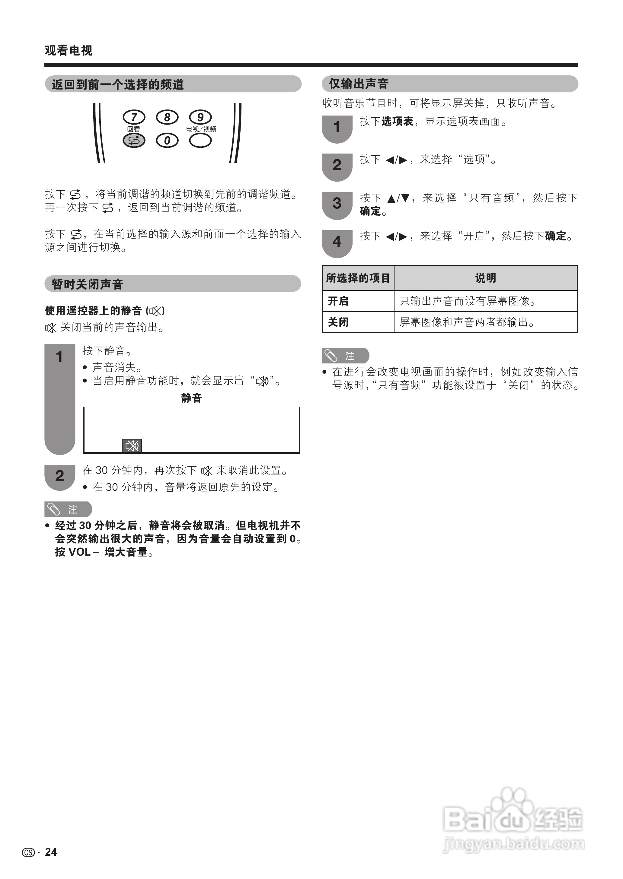 夏普LCD-52GE51A液晶彩电使用说明书:[3]