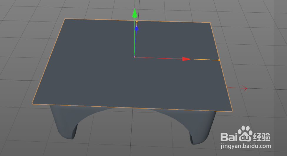 C4D三维建模(茶几制作)