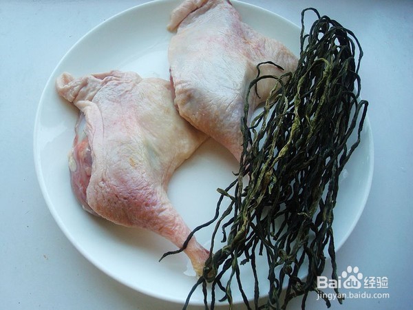 干豆角烧鸭的做法