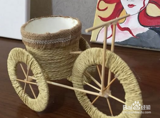 自制三轮花车模型的方法