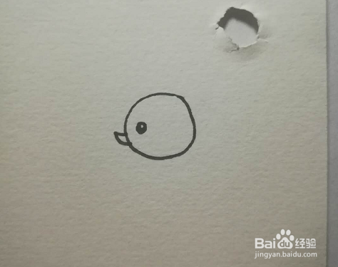 简笔画的小鸭子怎么画