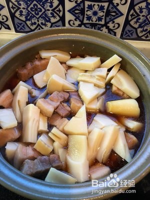 食补养生红烧肉笋(无油)的做法