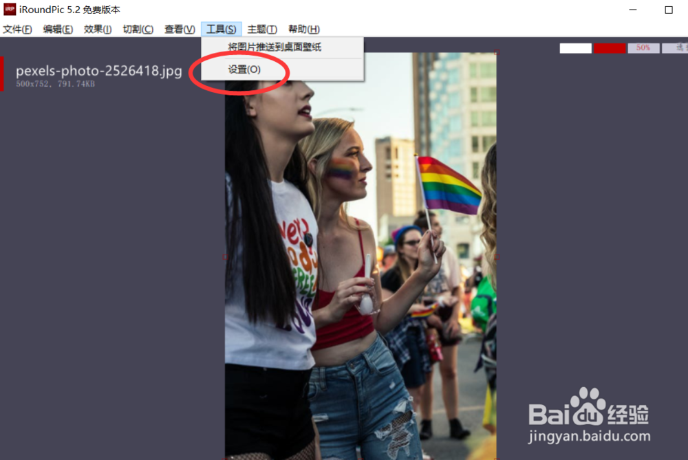 如何设置iroundpic开启载入来源预览功能