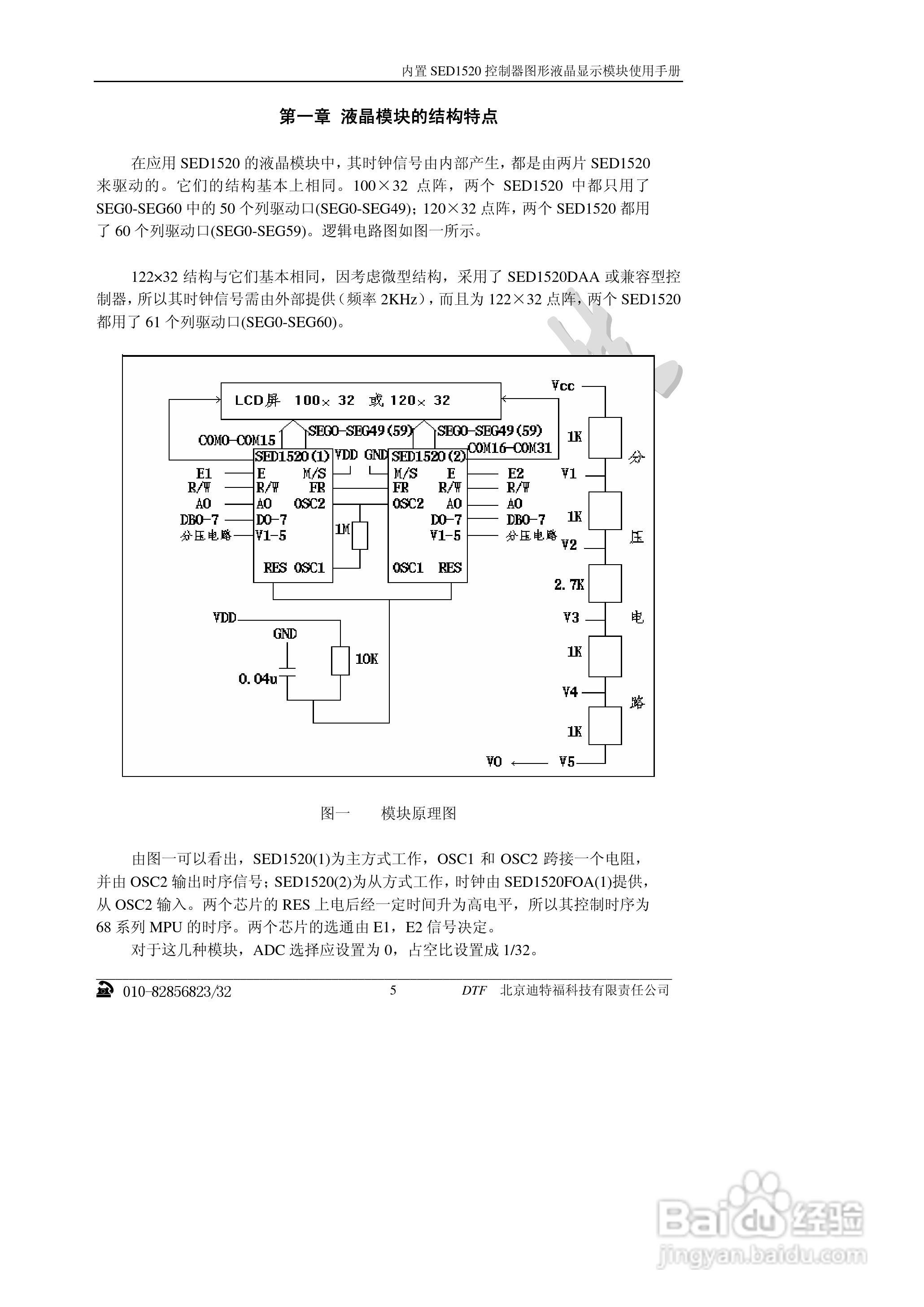迪特福科技SED1520点阵图形式控制器使用手册:[1]