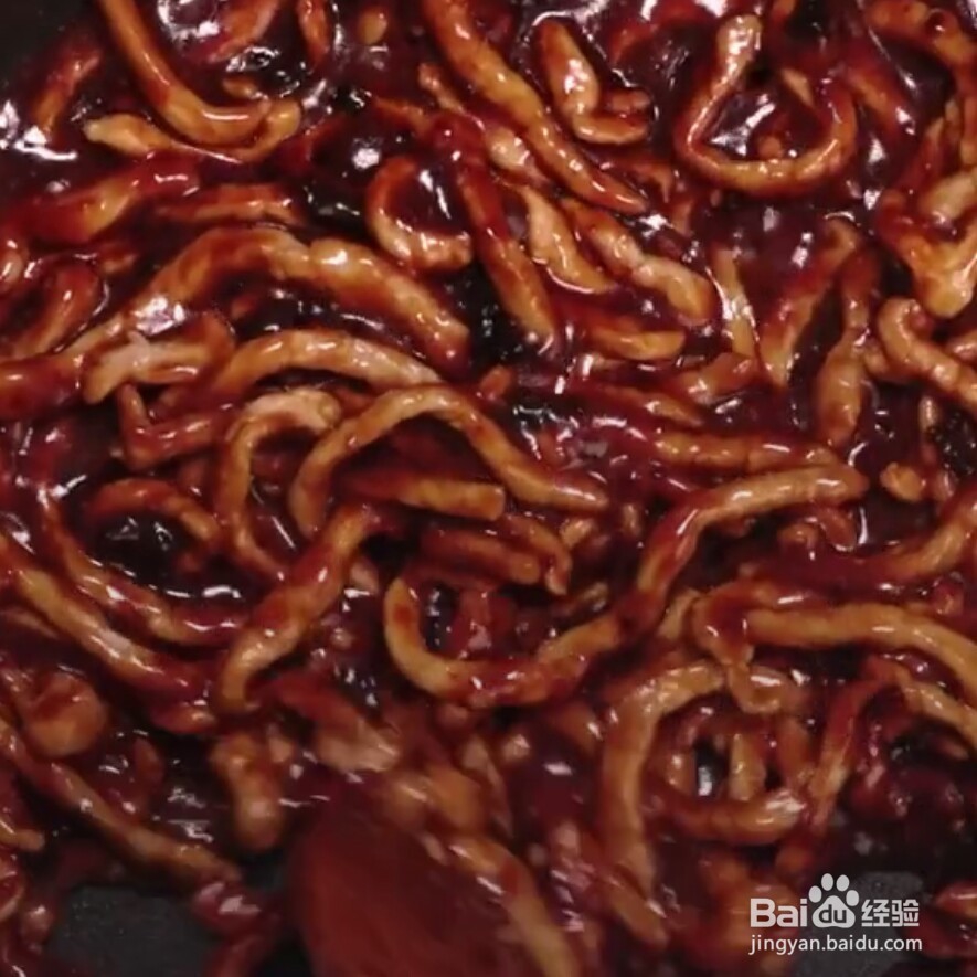 简易版京酱肉丝做法教程