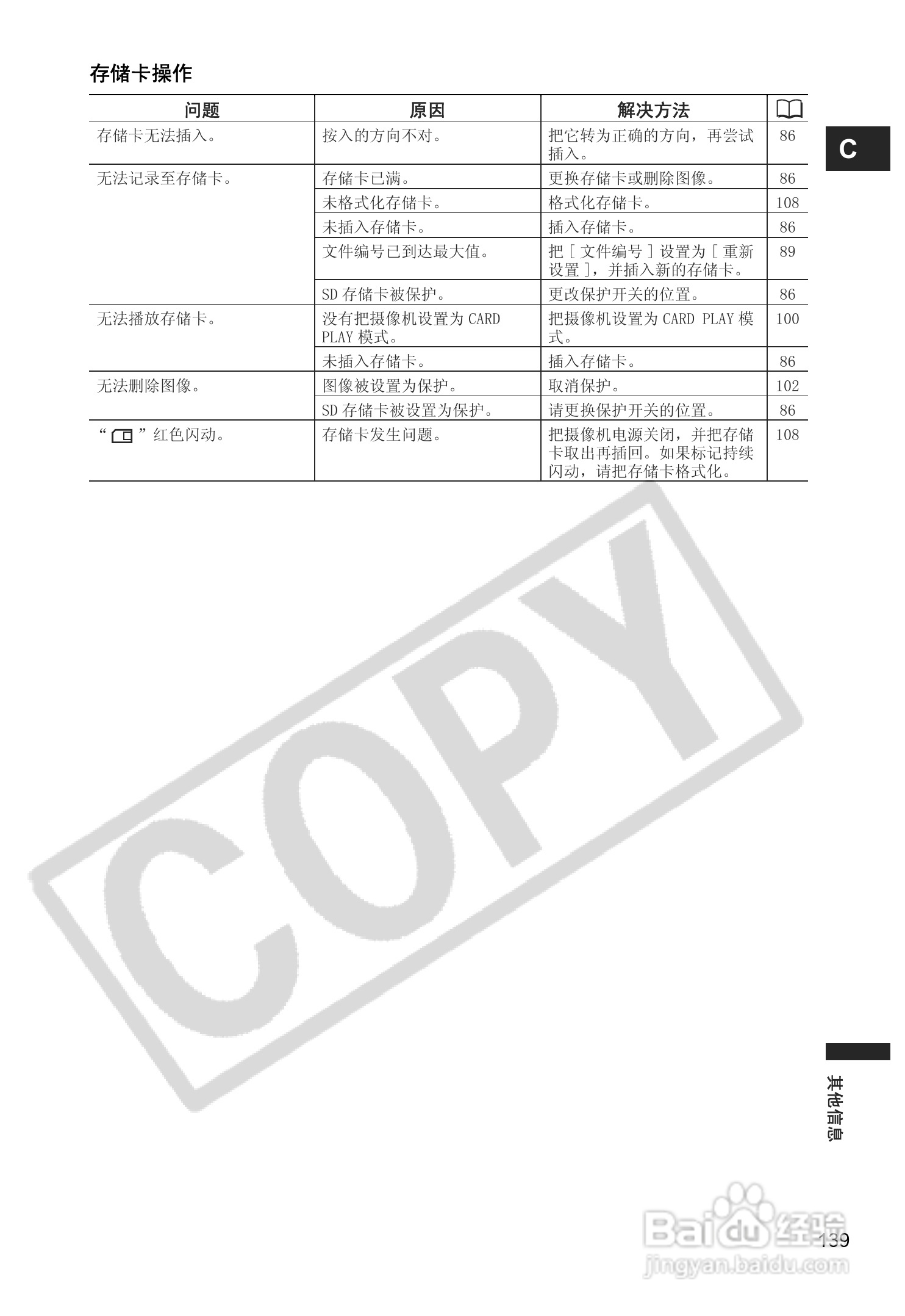 佳能MV880Xi数码摄像机使用说明书:[14]
