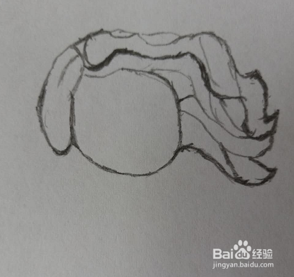 手绘画可爱迷人的花仙子