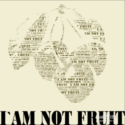 ps文字填充图形效果