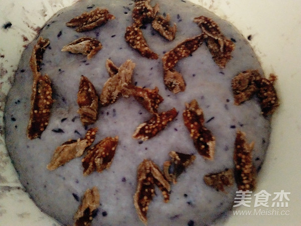 葡萄汁无花果干发糕