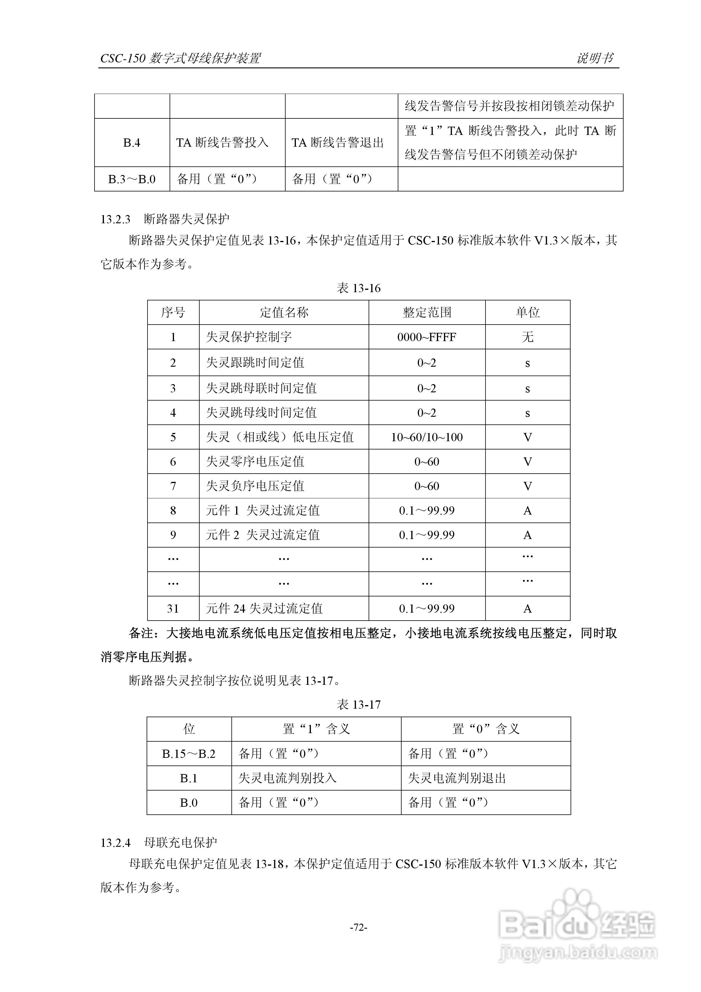 四方CSC-150数字式母线保护装置说明书:[8]