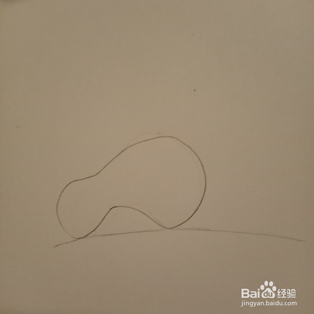 简单随笔画荷叶