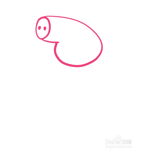 如何教孩子画小猪佩奇简笔画