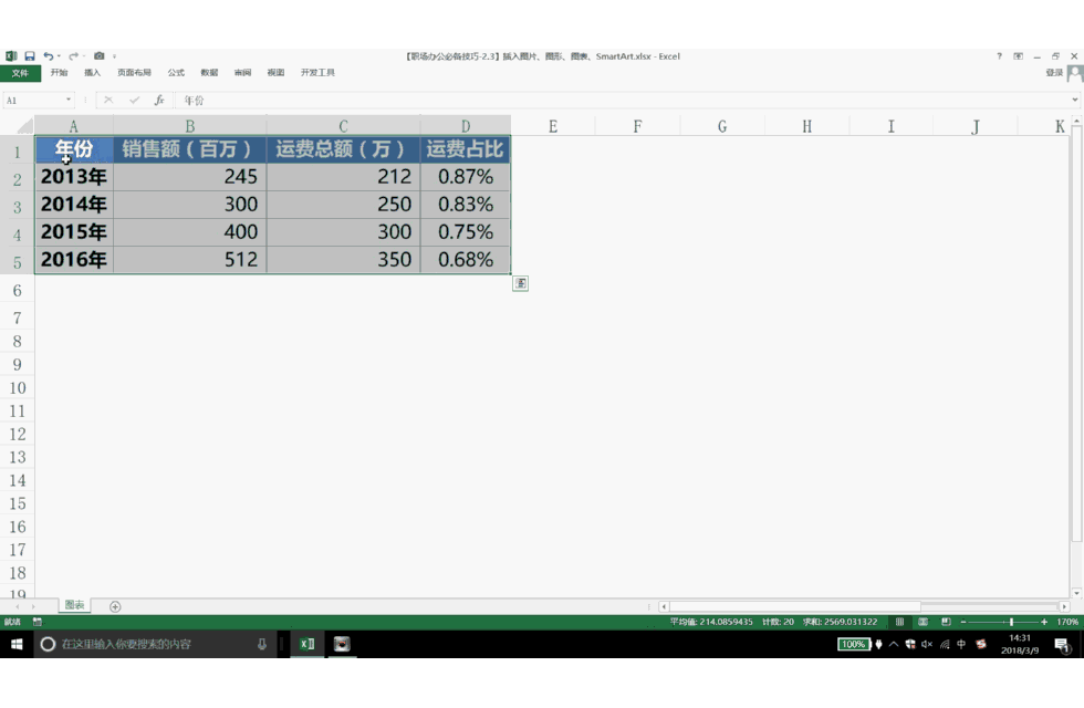 Excel快捷键大全4：常用快捷键精选11-20_动图