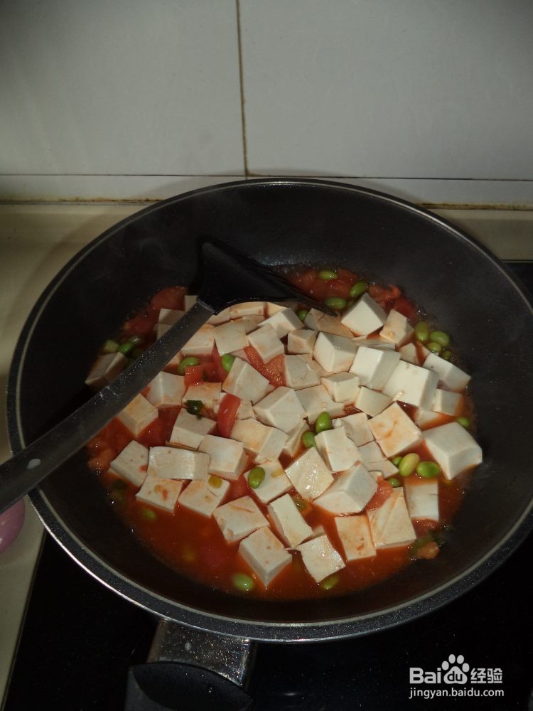 老少皆宜的番茄烩豆腐