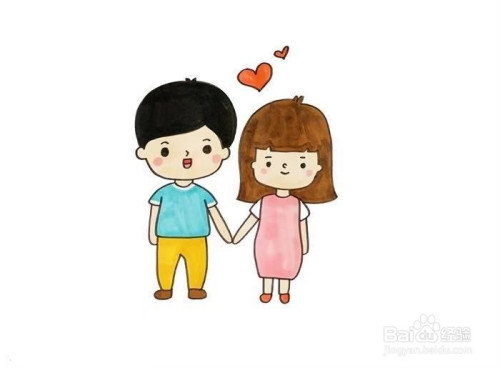 约会简笔画怎么画