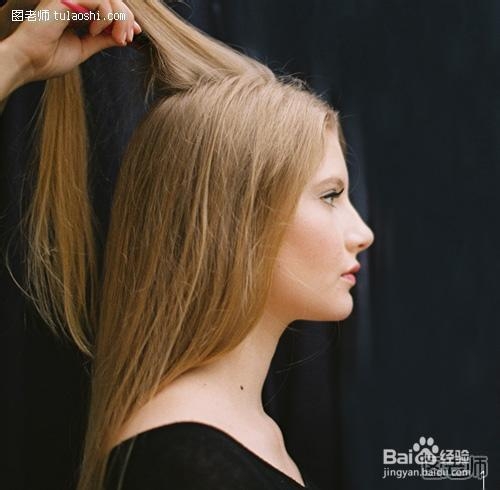 法式气质盘发教程