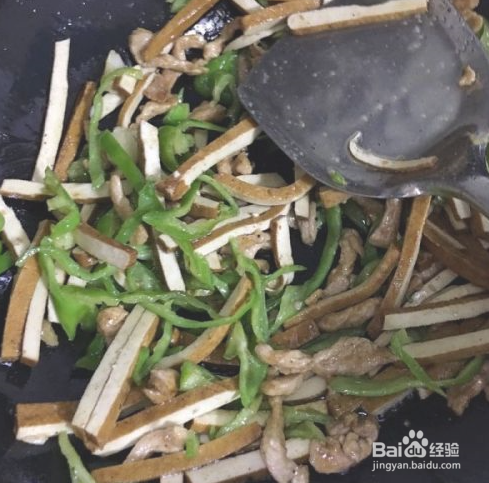 豆干青椒炒肉丝怎么做好吃