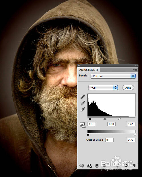 photoshop快速制作HDR效果人像图片