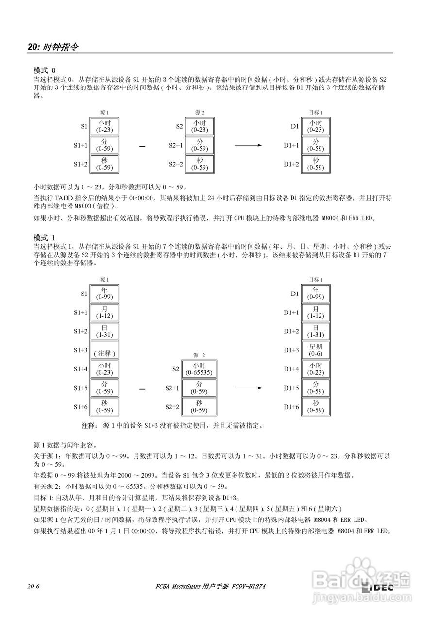 FC5A型可编程控制器_显示器使用说明书:[24]