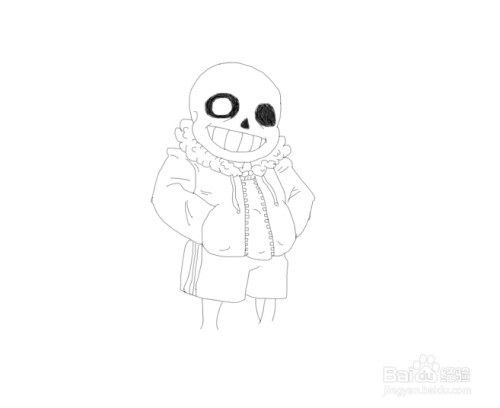 sans怎么画简单又好看