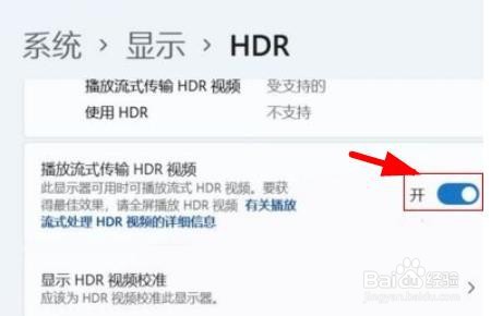 win11如何开启流式传输视频