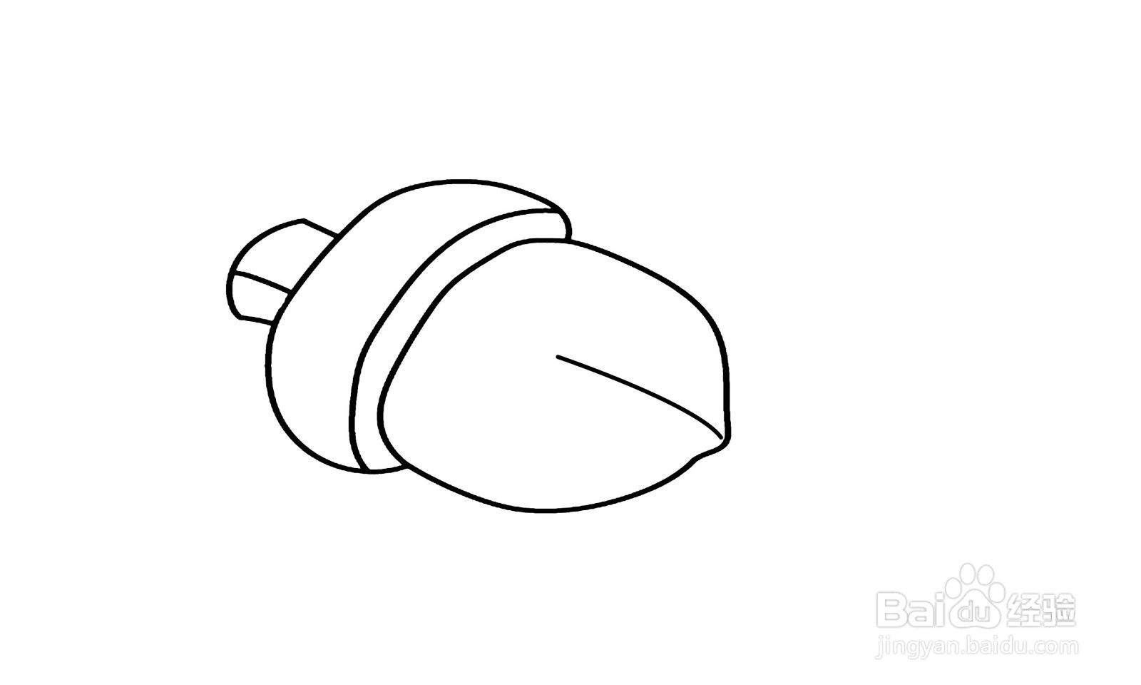 简笔画橡果怎么画