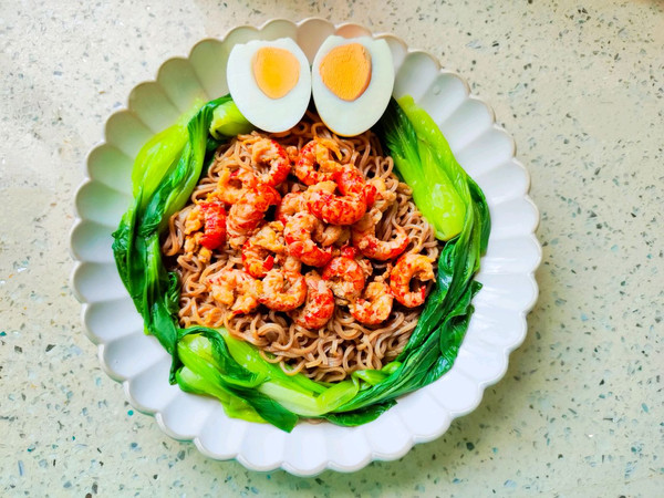 捞汁虾尾荞麦面