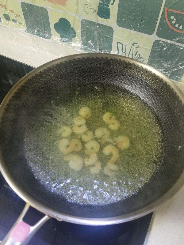 凉拌虾仁西兰花