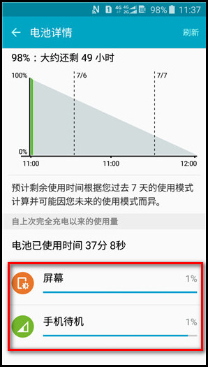 Samsung Galaxy J3 Pro SM-J3119如何查看电池使用详情?