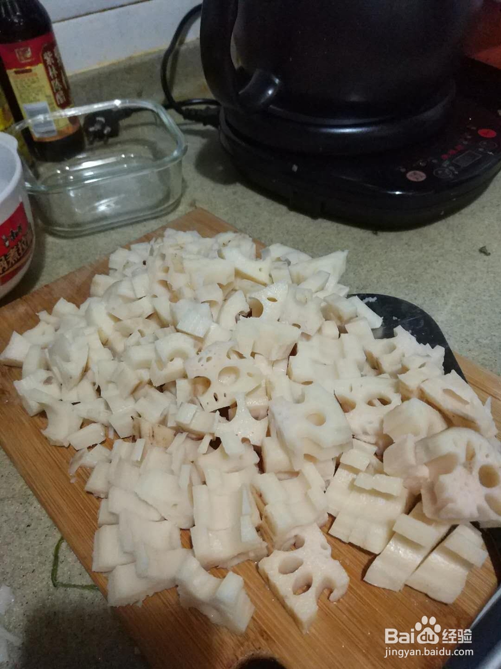 怎么用电饭锅炒菜？酸辣藕丁！