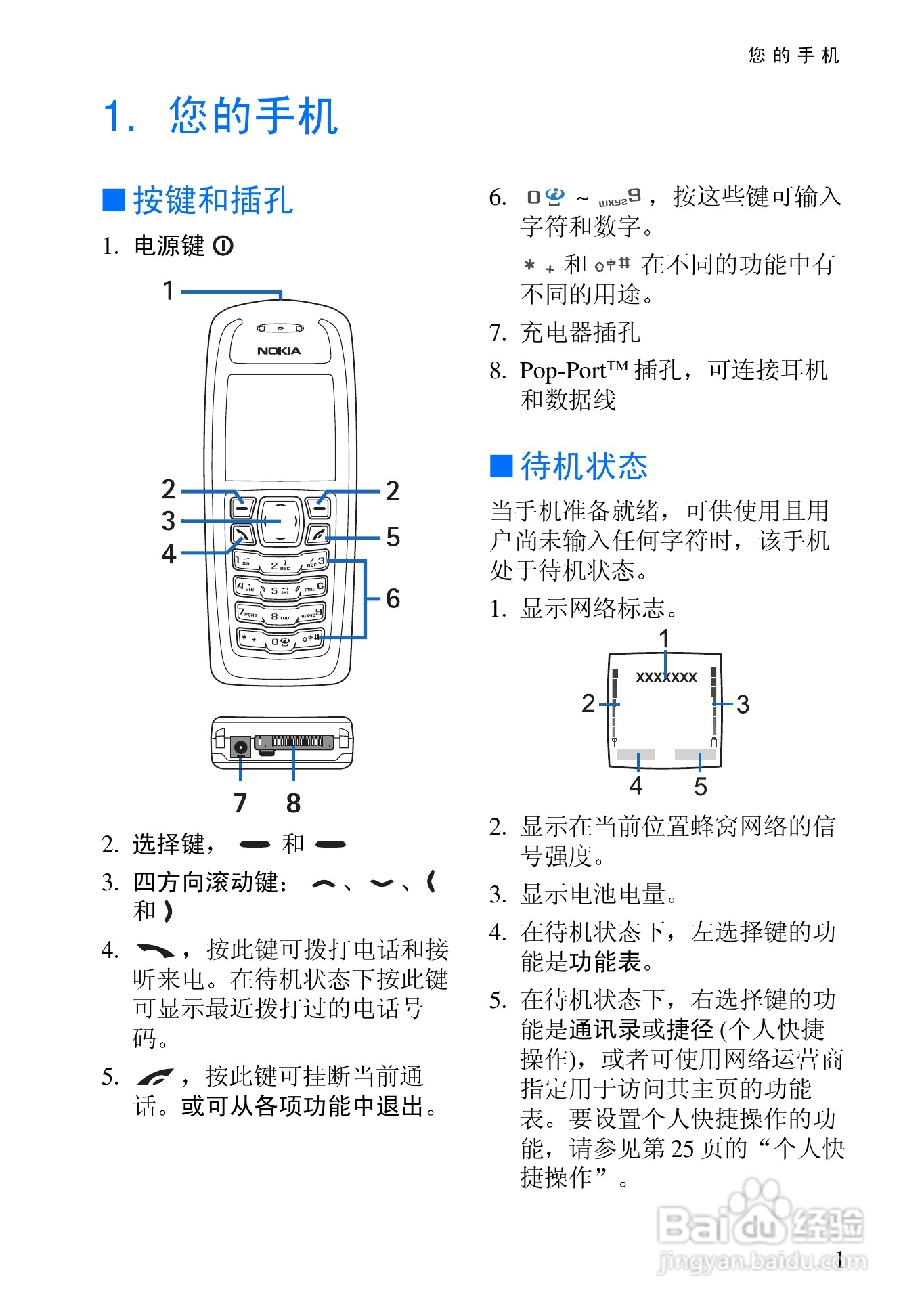 诺基亚3100手机使用说明书:[2]