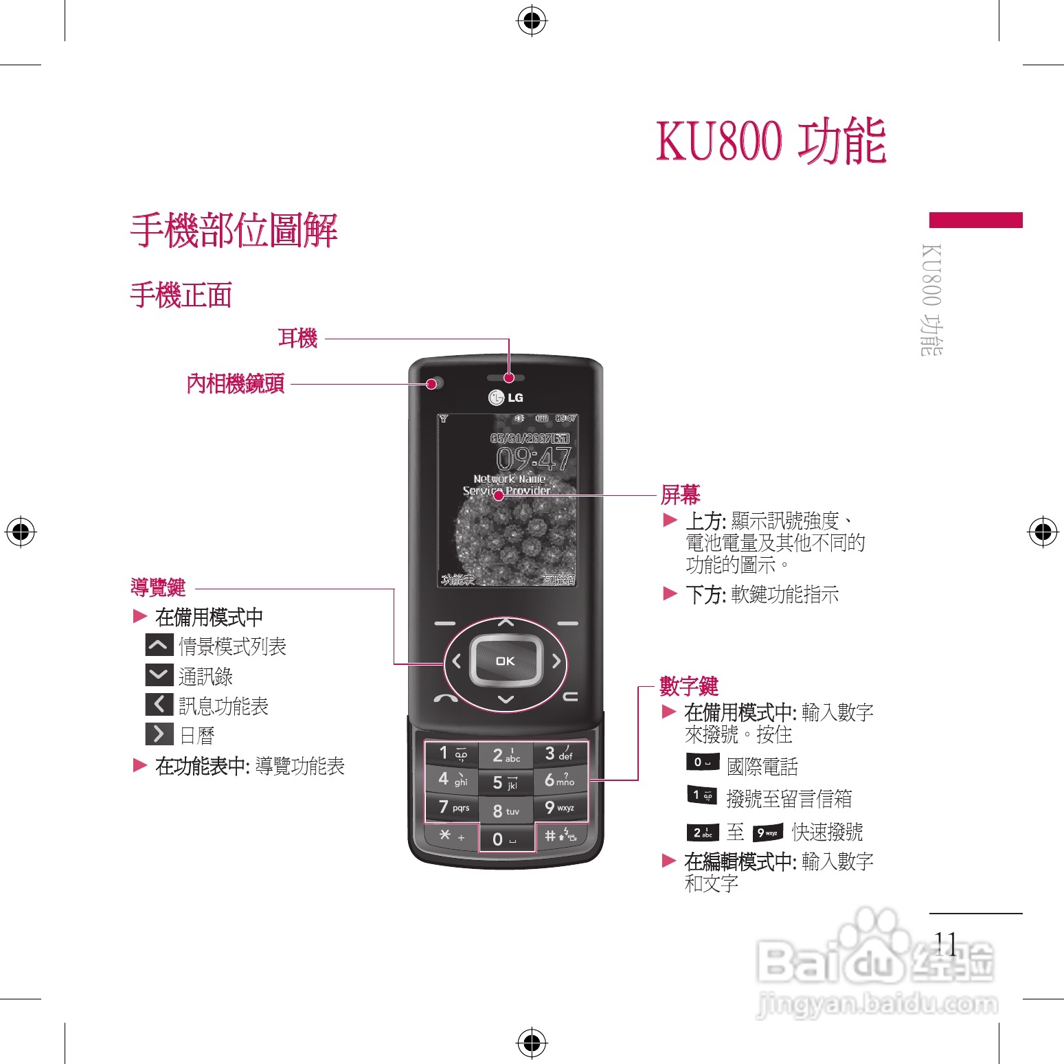 LG KU800手机使用说明书:[2]