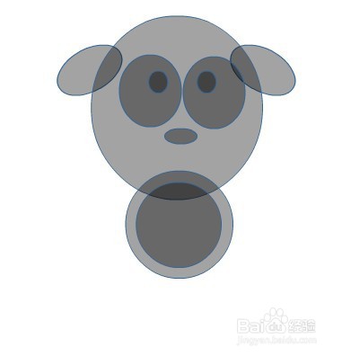 flash如何绘制卡通小狗